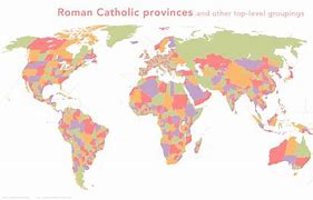 Image result for Roman Catholic Map
