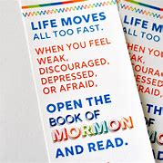 Image result for Book of Mormon Reading Chart Bookmark