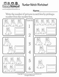 Image result for Free Printable Math Sheets for Kindergarten