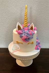 Image result for Purple Unicorn Birthday Cake
