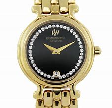 Image result for Raymond Weil Ladies Gold Watch