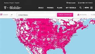 Image result for T-Mobile 4G Coverage Map