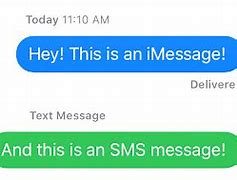 Image result for iMessage vs Text Message