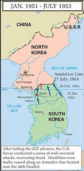 Image result for Korean War Map