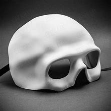 Image result for Black and White Skull Mask