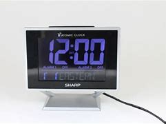 Image result for Sharp Atomic Desktop Clock with Color Display