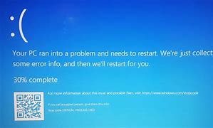 Image result for Microsoft Blue Screen Critical Error