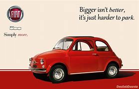Image result for Fiat 500 Ad