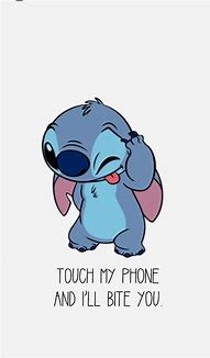 Image result for Stich Wallpaper Don't Touch My Phone