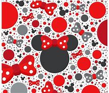 Image result for Minnie Mouse Polka Dot Background