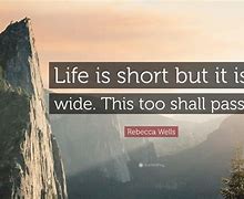Image result for The Road of Life Is Short