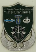 Image result for US Army 10th SFG Challenge Coin