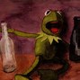 Image result for Kermit Painting Meme