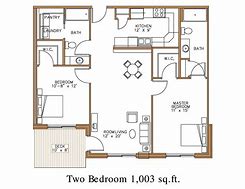Image result for Basic 2 Bedroom Floor Plan