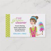 Image result for Cleaning Services Business Cards