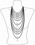 Image result for Necklace Size Chart