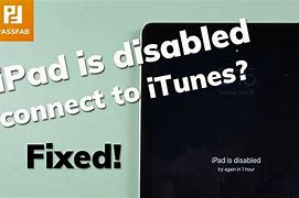 Image result for iPad 3G Is Disabled Connect to iTunes