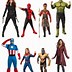 Image result for 5 People Superhero Costumes