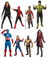 Image result for 5 People Superhero Costumes