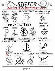 Image result for Witch Sigils and Symbols