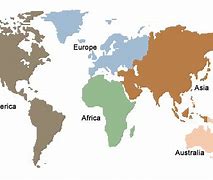 Image result for True Size World Map Continents