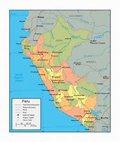 Image result for Peru Political Map