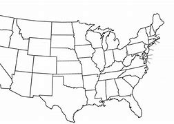 Image result for USA Map with States Black and White Print Out