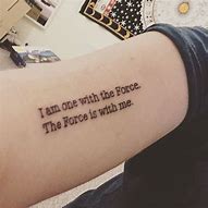 Image result for Star Wars Quotes Tattoo
