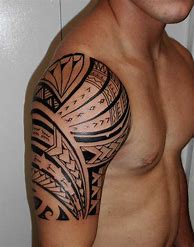 Image result for Tribal Shoulder Arm Tattoo