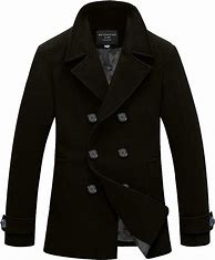 Image result for Men's Winter Pea Coat
