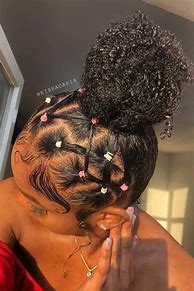 Image result for Rubber Band Hairstyles