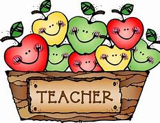 Image result for Back to School Teacher Apple Clip Art