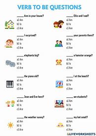 Image result for Informati Questions with Be Worksheet