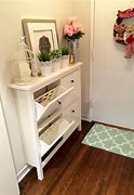 Image result for Entryway Table with Shoe Storage