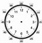Image result for Clock Template with Minutes