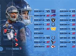 Image result for Tennessee Titans Printable Schedule
