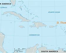 Image result for St. Thomas Map Caribbean