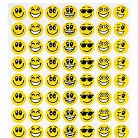 Image result for Glitter Happy Face Stickers