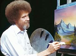Image result for Bob Ross Blank Canvas
