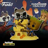 Image result for Rocket and Groot Funko POP
