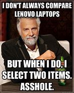 Image result for HP vs Lenovo Meme