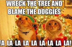 Image result for Christmas Cat Meme