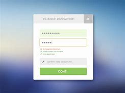 Image result for Change Password Screen Design