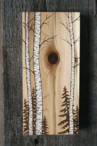Image result for Tree Art Wood-Burning