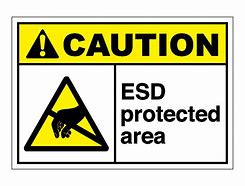 Image result for ESD Caution Sign