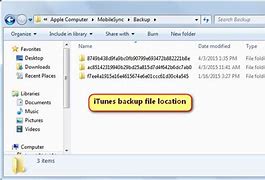 Image result for iPhone Backup File Type