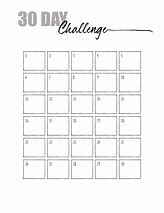 Image result for Blank 30-Day Calendar Template with Writable Space for Events