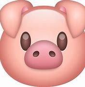 Image result for Pig Face Emoji