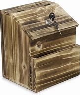 Image result for Wooden Drop Box with Lock