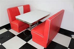 Image result for Retro Diner Booth Seat